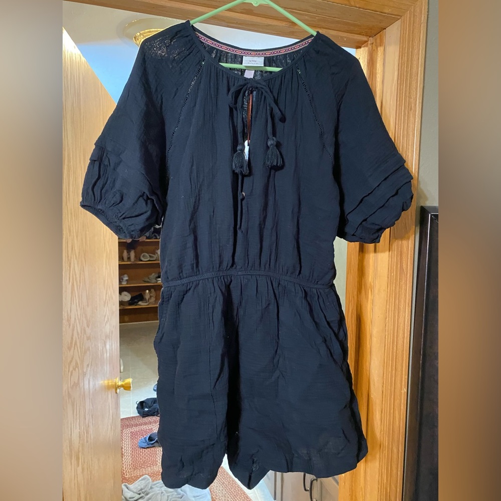 Knox Rose Black Romper